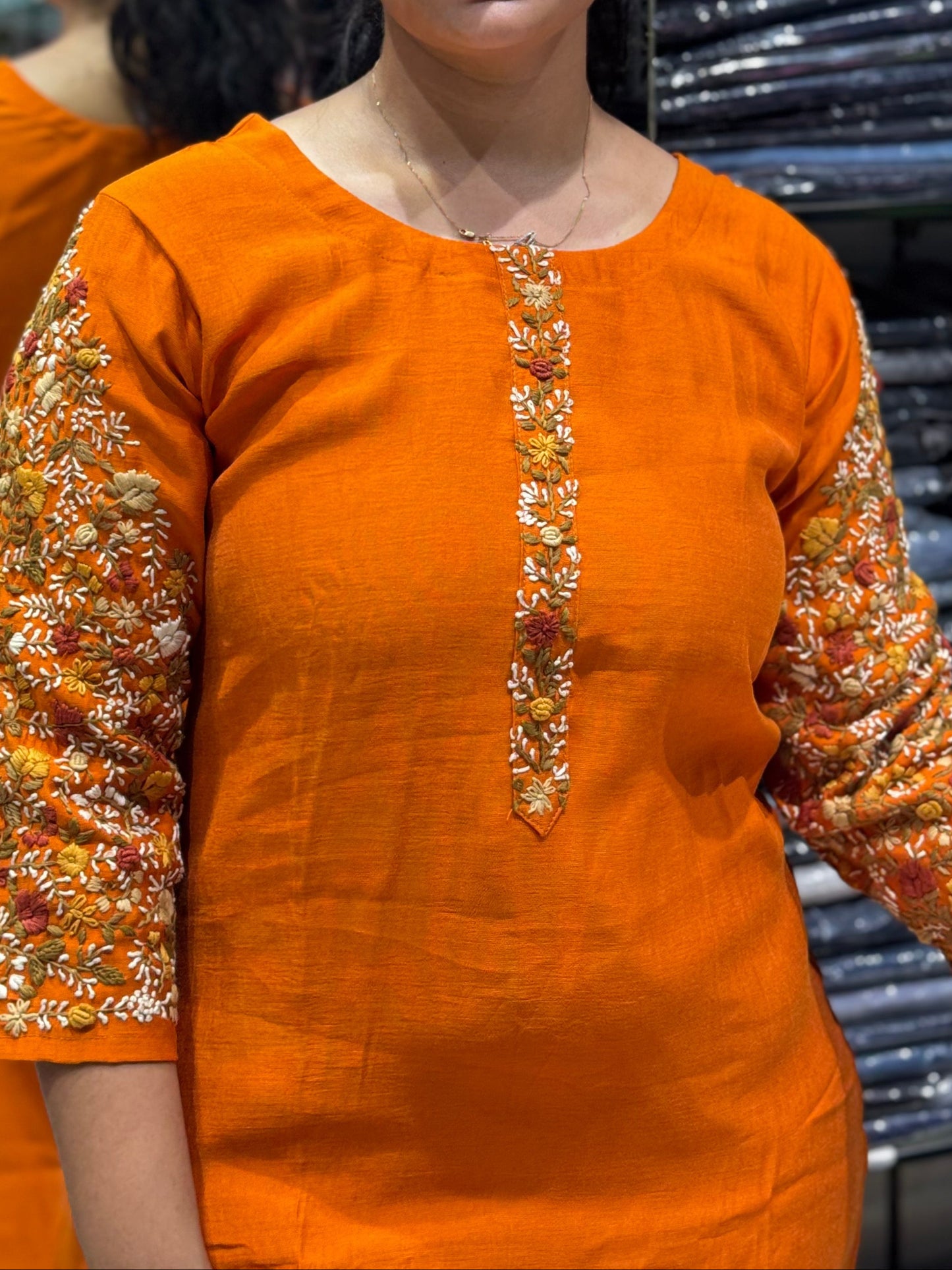 C116 Handwork cord set orange