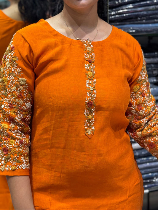 C116 Handwork cord set orange